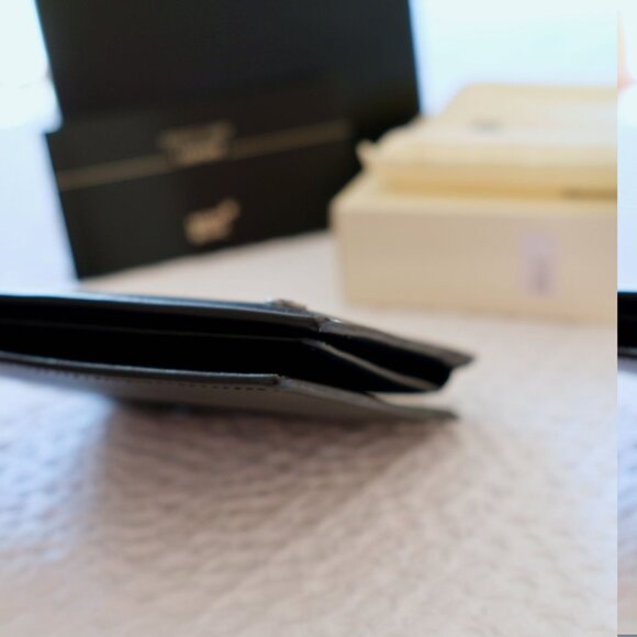 MONT BLANC Westside Black 12cc Bifold Wallet NEW - Picture 11 of 14